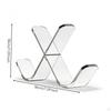 Hockey Puck Display Stand Acrylic Holder Tabletop for Shelf, Desk, Office Transparent