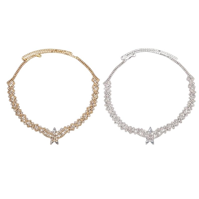 Stirnkette Schmuck Braut Haarkette Strass Kopfkette Braut Stirnband Kette Frauen Hochzeit Kristall Kopfschmuck