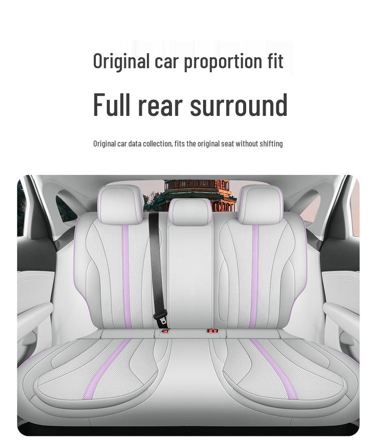 New Model Universal Full-Leather Car Seat Cushion Set for Xingrui L - Fits Five-Seaters, Suitable for All Seasons