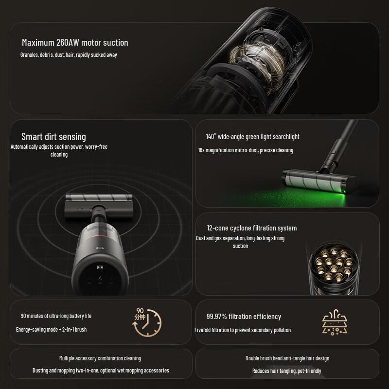 Xiaomi MI Wireless Vacuum Cleaner 3 Base Station Edition CN plug (adapter included)