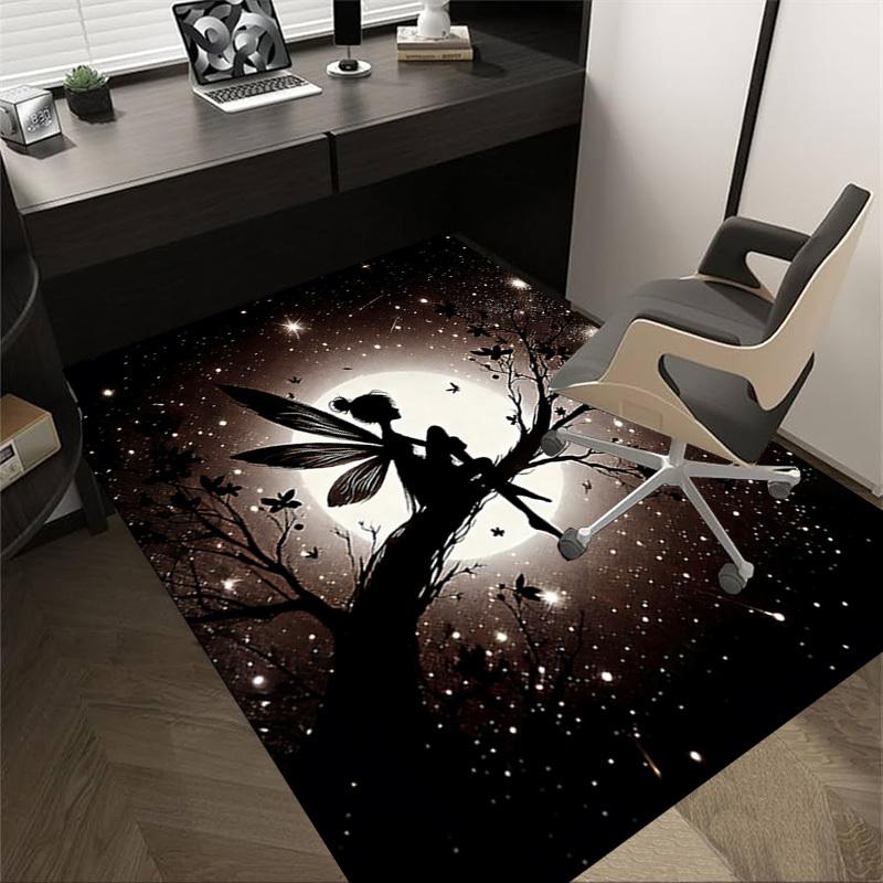 1PC Fairy Moonlight Extra Large Non Slip Floor carpet, Office, family, bedroom Large Area Rug Indoor Rugs, Vibrant Colors