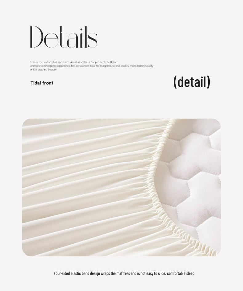 All-Season Quilted Mattress Protector: Thickened Bedspread & Fitted Sheet