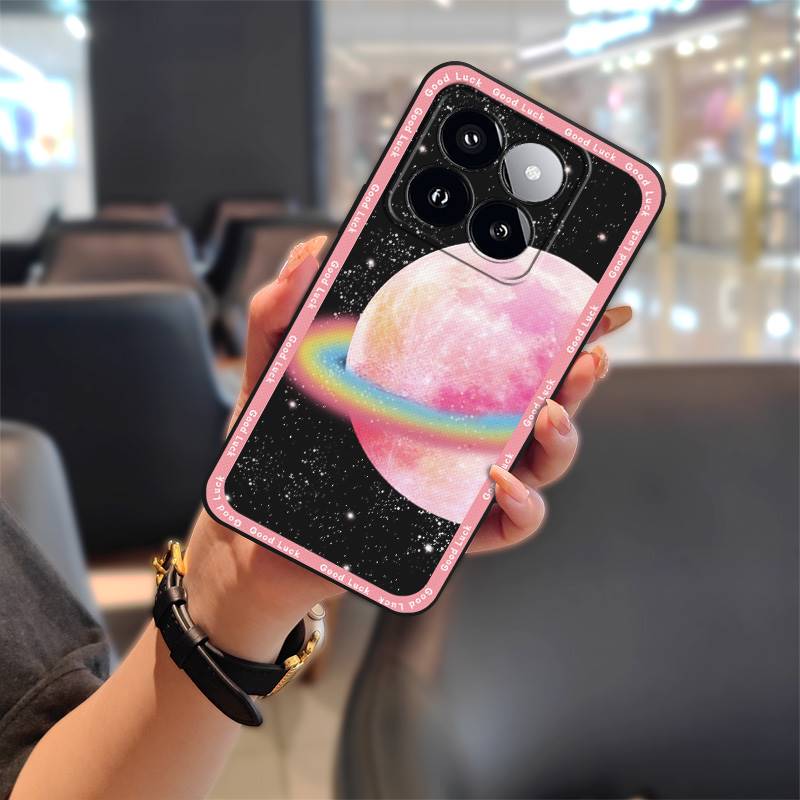 Silicone TPU Phone Case For Xiaomi 14T Pro Cartoon Protective Cute Anti-dust Shockproof Durable Soft Case Graffiti