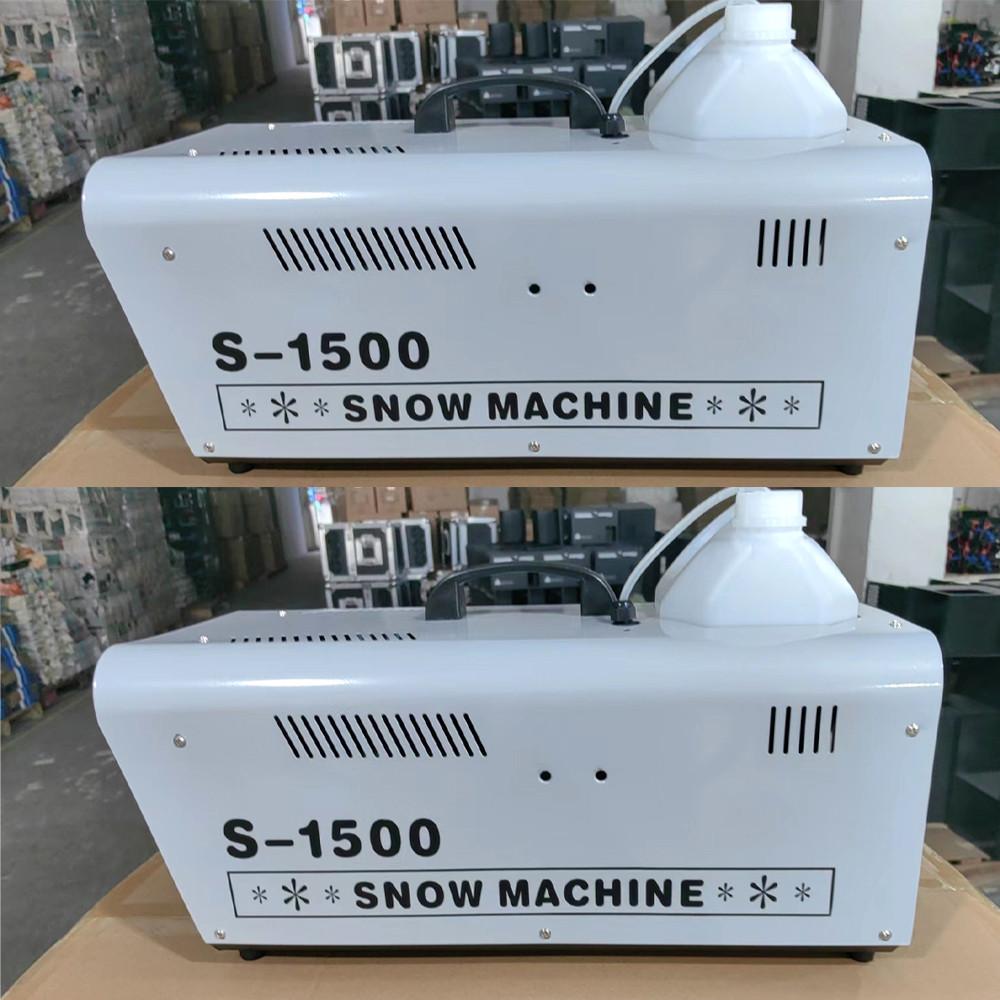 1500W Remote Control Disco DJ Snowflake Manufacturing Machine Christmas Party Event Atmosphere Props Wedding Snow Machine