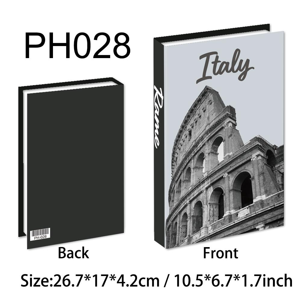 New York Paris London Series Luxury Fake Book Decoration Remote Control Storage Box Fashion Coffee Table Decoration Accessories
