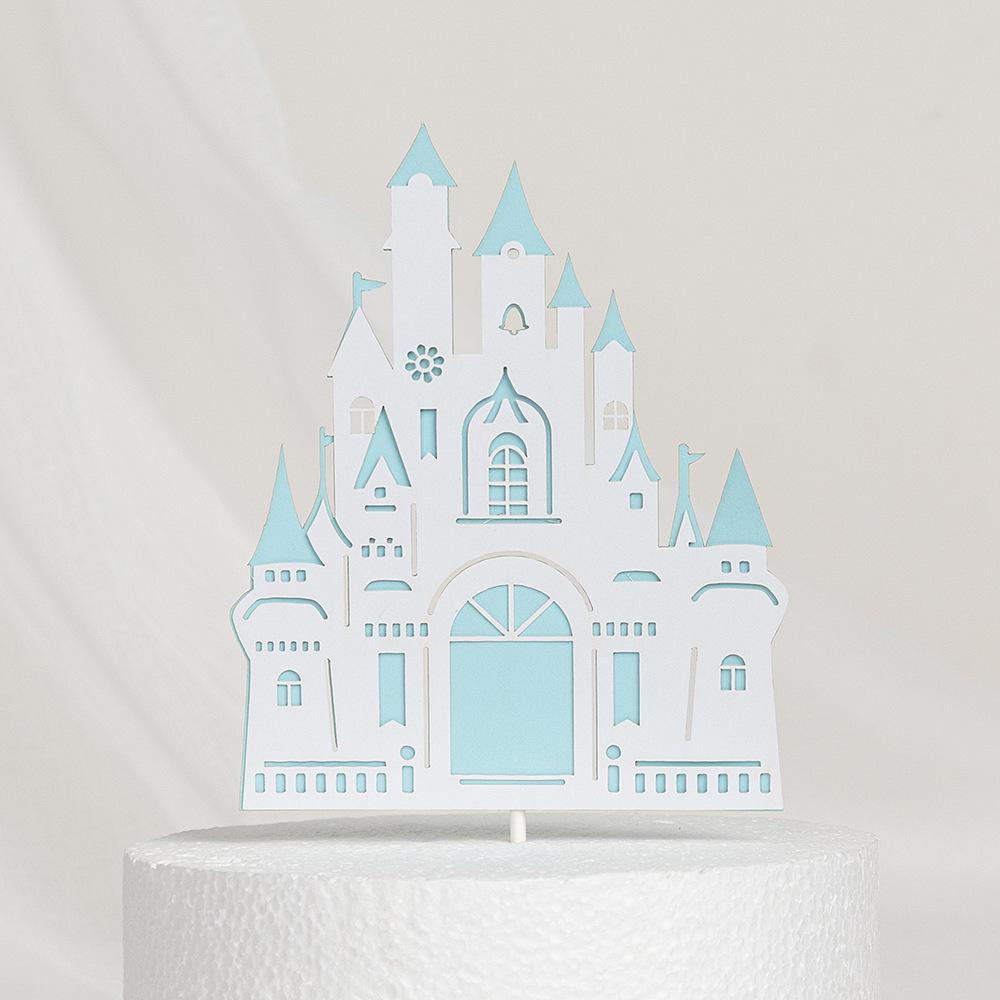 Pink & Gold Royal Birthday Cake Topper Set