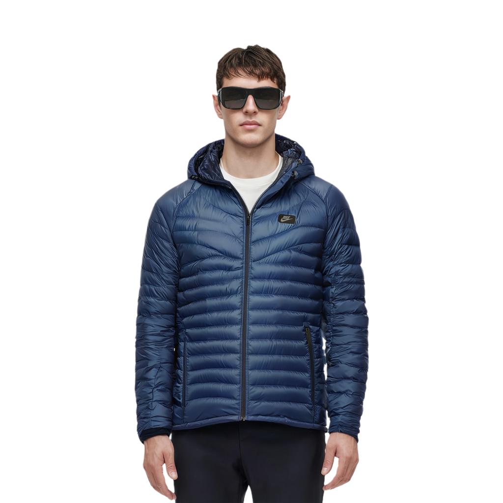 Nike Down Jackets Men's Blue Stand Collar Moderate Other 822861-423