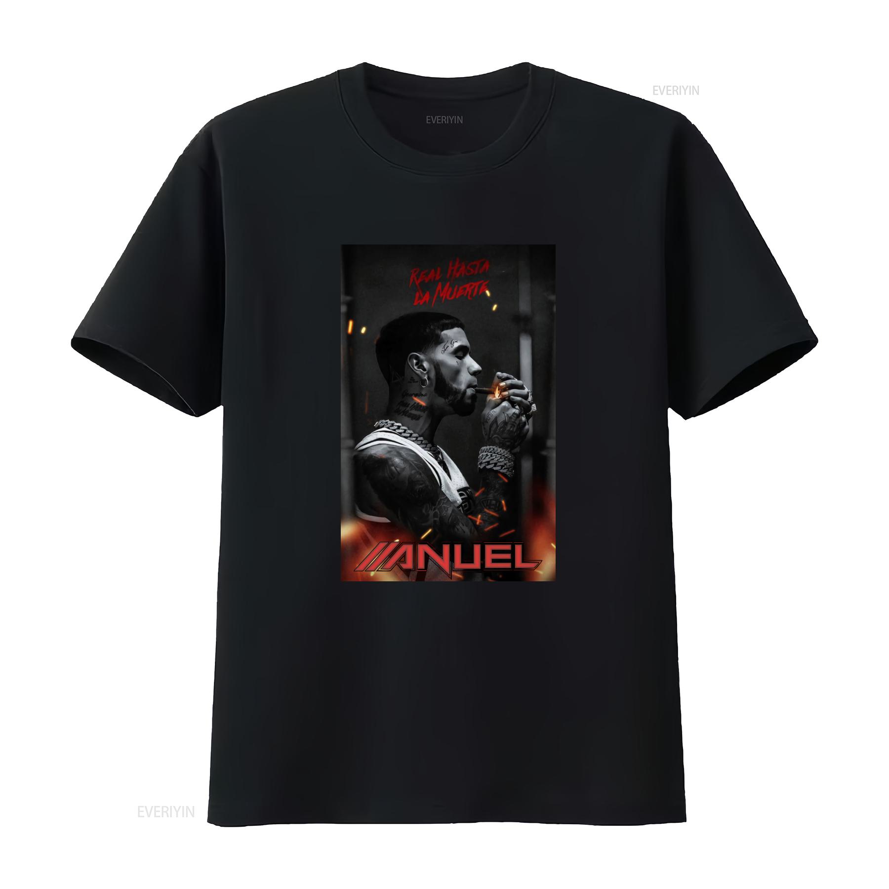 

Anuel AA RHLM T Shirt Xs 2XL vintage Washed streetwear Versatile fashion Top For Everyday Wear graphic Stretched 4XL