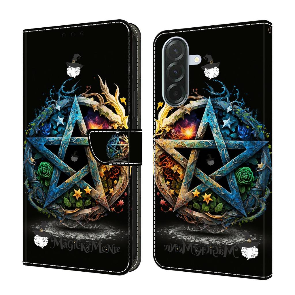 For Samsung Galaxy A56 5G / A36 5G Wallet Case Foldable Stand Pattern Printing Leather Flip Phone Cover