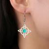 LIKGREAT Celtic Witches Knot Drop Dangle Earrings for Women Stainless Steel Witchcraft Lucky Amulet Stud Jewelry Gift
