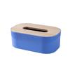 1pc Nordic Simplicity Style Tissue Box With Wooden Cover Home Living Room Desktop Napkin Box Bathroom Toilet Tissue Box