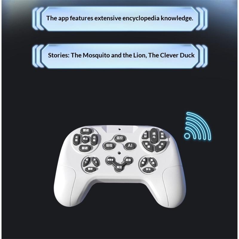 Smart Bionic Robot Dog Remote Control Electric Toy AI Programming Educational Toy For Kids Boys Birthday Gift New Arrival