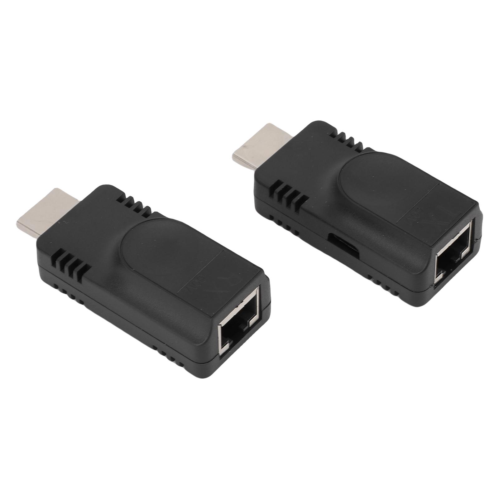 

Удлинитель мультимедийного интерфейса высокой четкости по одному кабелю Cat5e 6 1080P при. 60 Гц 196,85 футов Дальность передачи для