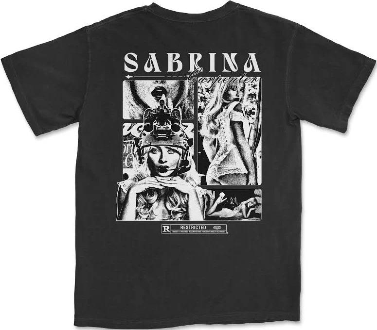 Vintage Sabrina Carpenter Tshirt Short N Sweet Tour Fashion Hip Hop Cotton Oversized T Shirt Men Women Y2k T Shirts Fans Gift