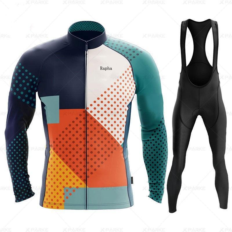 RAPHA Krāsu Gradienta Riteņbraukšanas Džersija Komplekts
