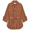 Zaprha 2025 New Arrival Fashion Linen Blended Loose Long Sleeves Tour Hunting Jacket Lapel Shirt for Women 3046175