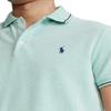 Polo Ralph Lauren Logo Bestickt Lässig Slim Fit Kurzarm Poloshirt Herren Poloshirts Grün MNPOKNI1N821161-300