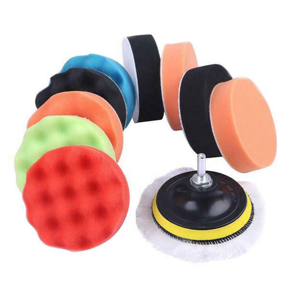 3inch Car Polishing Pad Kit 6/12PCS Sponge Polish Pads Remove Scratches Car Buffing Waxing Cleaning Set for Polisher Buffer Tool