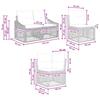 5 Piece Garden Sofa Set Beige Poly Rattan