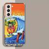 Surf Cool Rat F-Fink Phone Case For Samsung Galaxy S25 Edge S24 S23 FE S21 S20 S10 Plus S22 S26 Ultra Cover Clear Cases TPU Capa