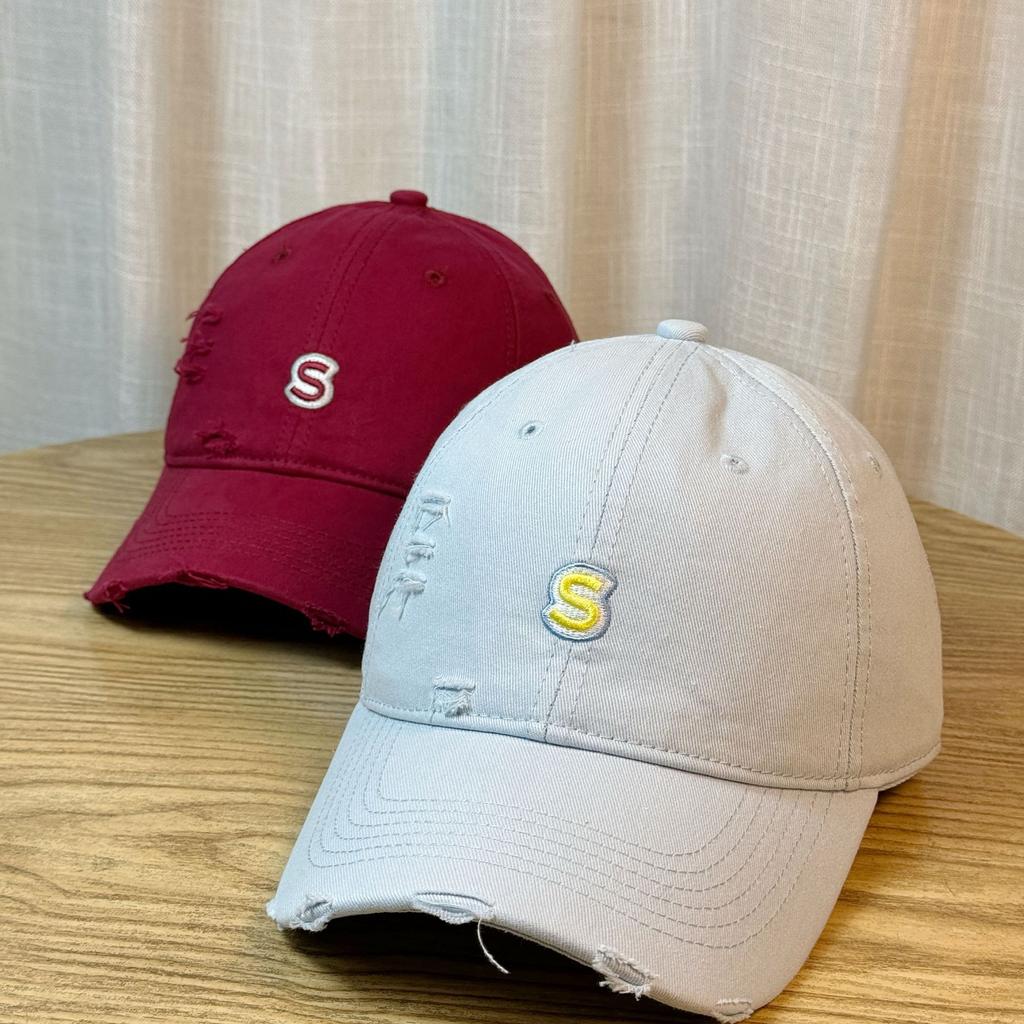 Letter Embroidered Baseball Cap for Women, New Spring/Summer Versatile Hat, Korean Style Wide Brim Duckbill Cap that Makes the Face Look Smaller