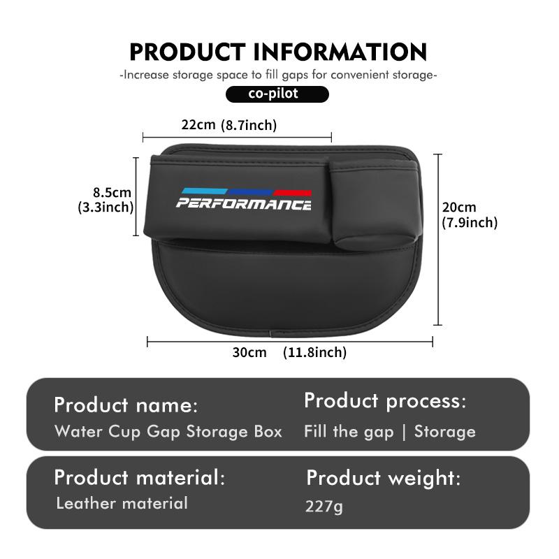Universal Car Seat Gap Filler Water Cup Phone Key Storage Box For BMW E91 X5 E70 F11 E30 F31 X3 F25 F32 x7 YDSW2