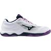 Mizuno Table Tennis Shoes Wave Medal 7 Stability Cushioning Resilience White X Pink X Purple Cm 2E 25.0