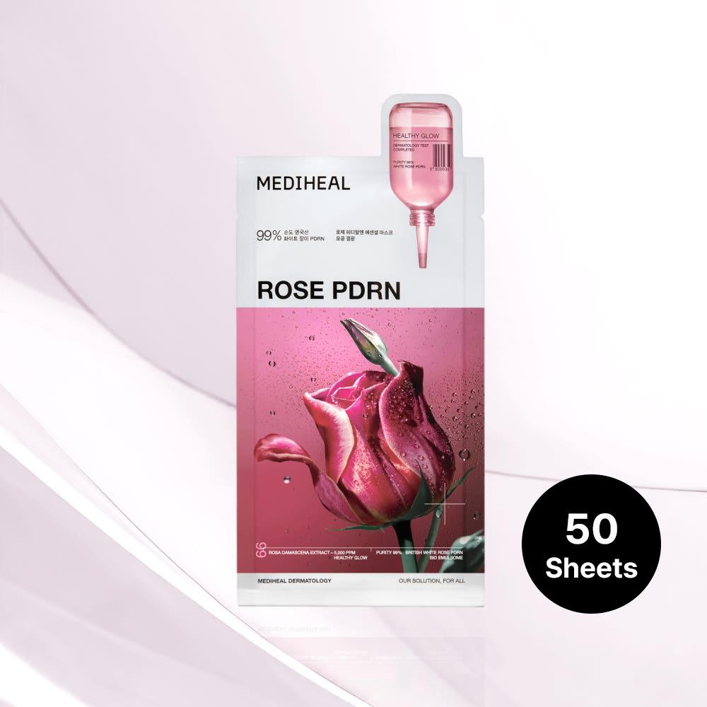 Mediheal Essential Mask Rose PDRN 24ml X 10 Sheets
