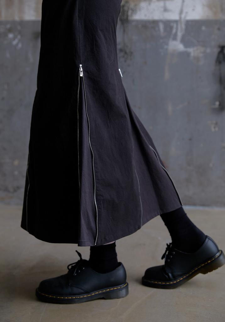 Richt Washed Zipper Skirt