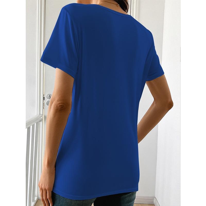 Women's "They Not Like Us" Striking Graffiti T-Shirt-Short Sleeve Crew Neck Casual Street Style Top.