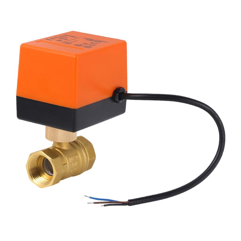 Ball Valves, Electric Valve, Low-noise Actuator for Units, Air Conditioning