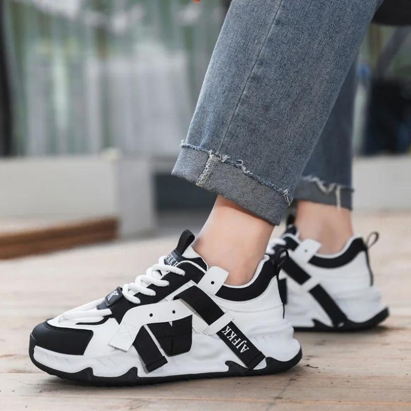 Men Sneakers Spring Autumn High Quality Hiking Designer Running Trainers High Top Stylish Platform Athletic Zapatos Para Hombres