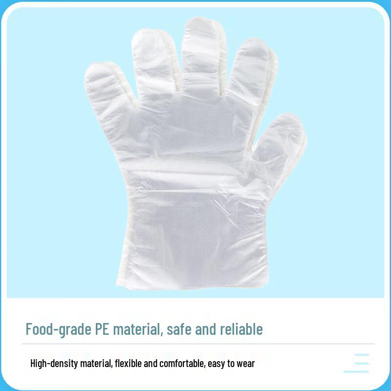 Kids Non-Slip PE Disposable Gloves