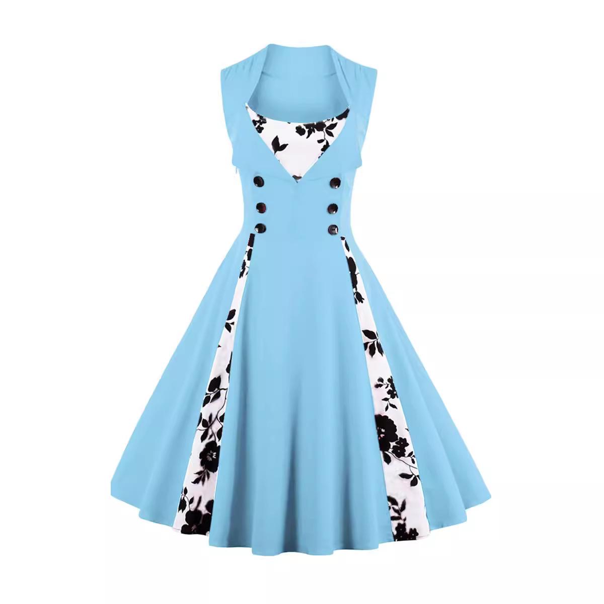 

Летняя женская мода оверсайз рождественское красное винтажное ретро 50-х годов плюс размер офисное миди вечернее платье для ужина S-5XL 5XL