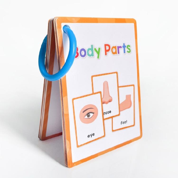 Early Learning Word Card Interactive Vocabulary Building Flash Cards Children Learning English Vocabulary Cards 11x8cm