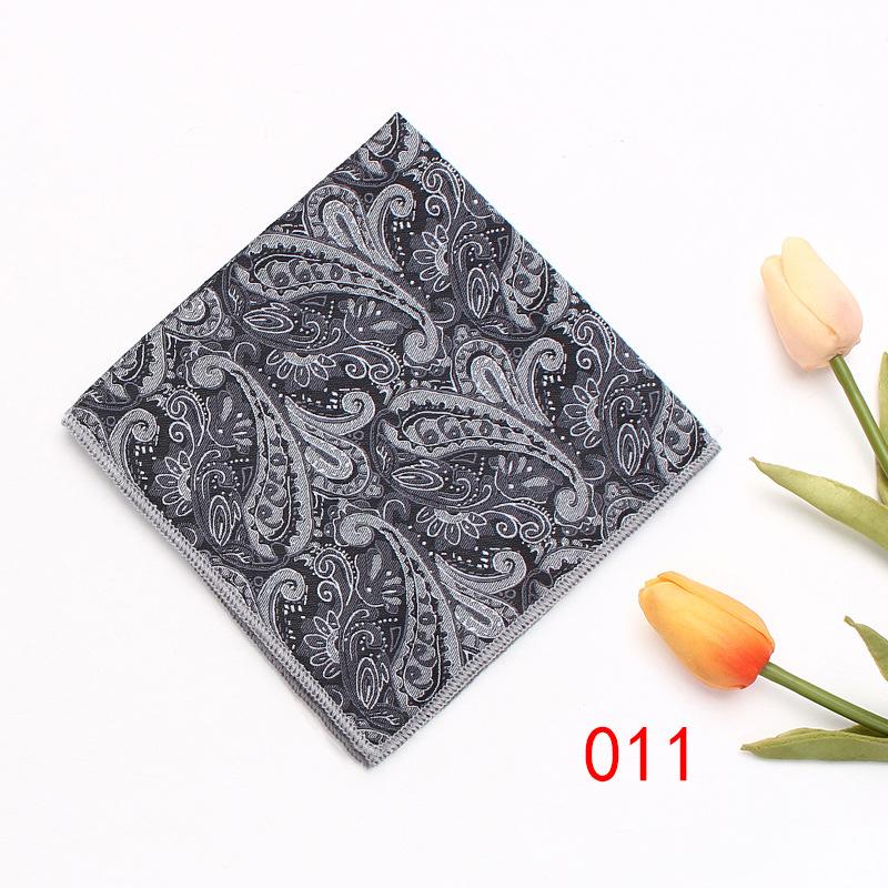 Men'S Business Suit Pocket Towel Pattern Wedding Chest Towel Handkerchief Banquet Small Square Towel Suit Accessories