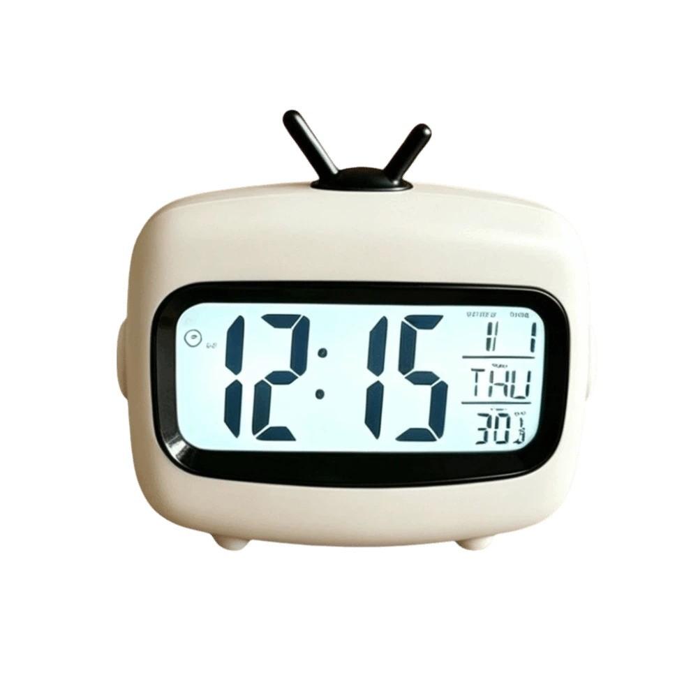 TV Shaped Visual Timer Ultra Silent Countdown Alarm Clock Kids Children Reminder белый