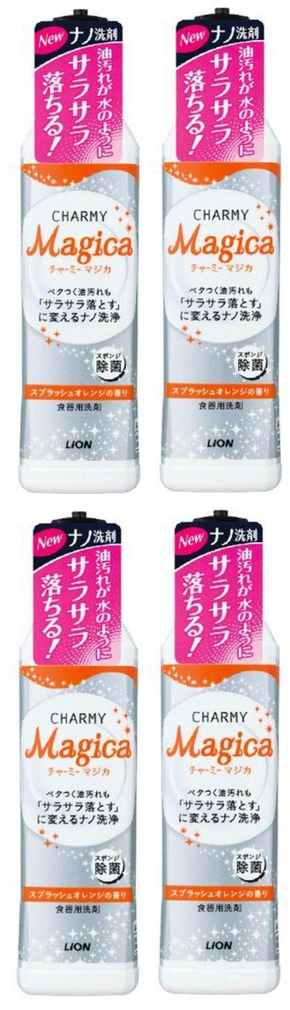 

Charmy Magica Dishwashing Detergent Splash Orange Scent 230ml x 4 pieces [Bulk Purchase]