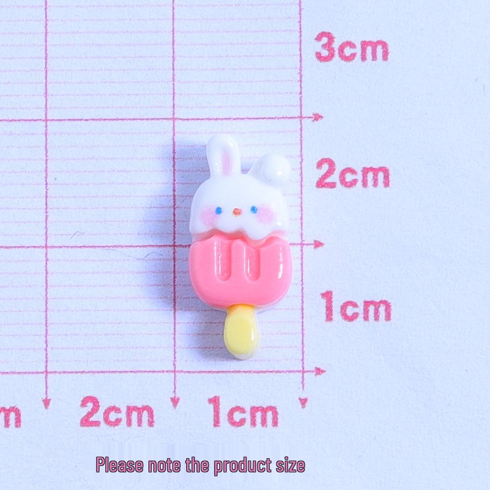 Cute Rabbit Glossy Resin Cream Glue for DIY Phone Cases & Magnet Ornaments