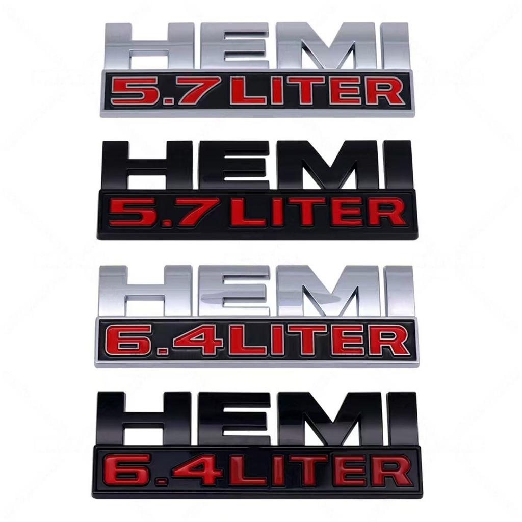 3D Metal 5.7 Liter Badge Sticker Side Fender Rear Trunk Emblem Decal