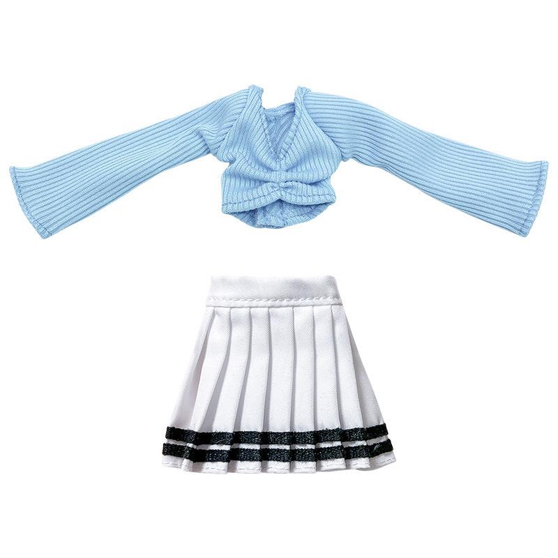 30Cm Lady Doll'S Pleated Skirt Clothes Suit For 1/6 Doll Accessories Dress Up Toys For Children
