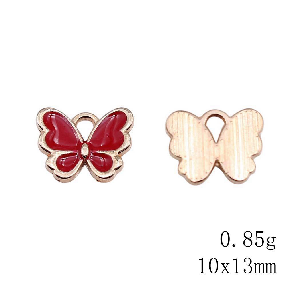Wedding Anniversary Bracelet Charms Butterfly Bee Enamel Charms Pendant Audience Bracelet Pendants