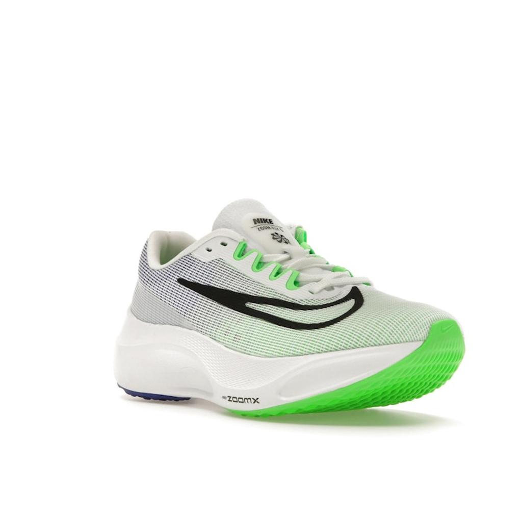 Nike Zoom Fly 5 White Green Strike Blue Men Sneakers Racer-Blue Black DM8968-101