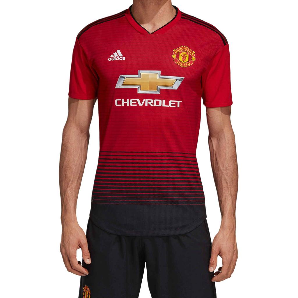 Adidas Authentic Manchester United Jersey For 2019 At Home Soccer Jersey Men's Red CG0037-