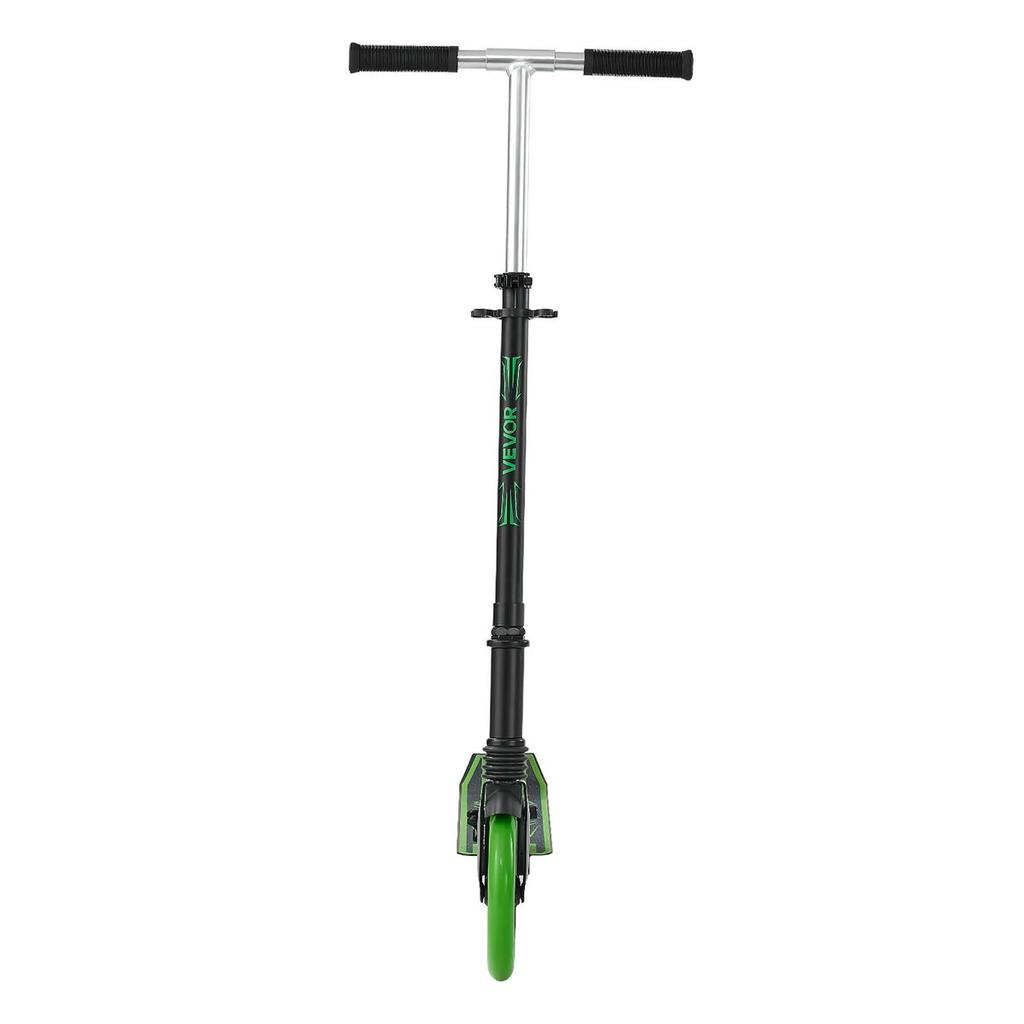 Kick Scooter for Kids Ages 8+, Teens & Adults, 2-Wheel Toddler Scooter with Adjustable Height Handlebar, Wide Anti-Slip Deck, Foldable Lightweight for
