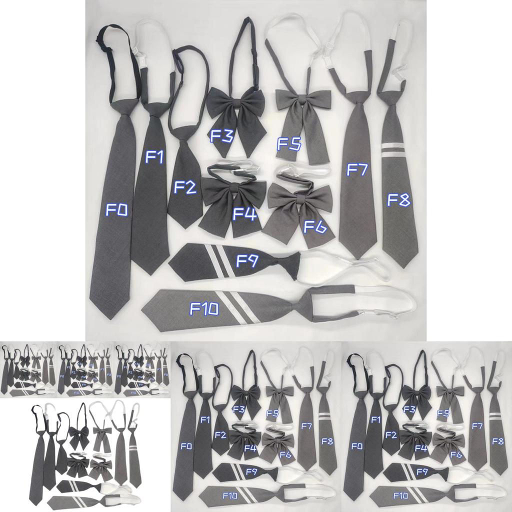 Childrens School Style Necktie Set With Polyester Fabric For Kids Dress Up