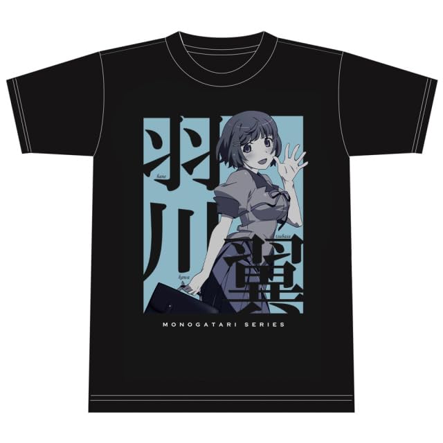Monogatari Series T-shirt Hanekawa Tsubasa L size