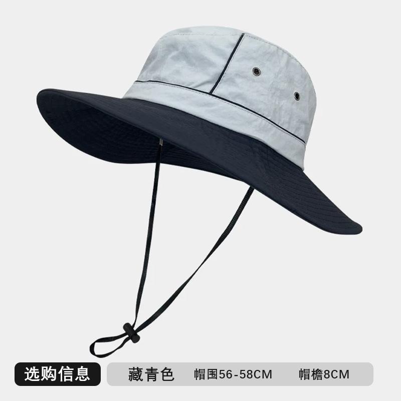 Sun Hats for Men Women Fishing Hat UPF Protection Wide Brim Bucket Hat Breathable Quick-Dry Water Rapellent Outdoor Hiking Beach Travel Summer Hats
