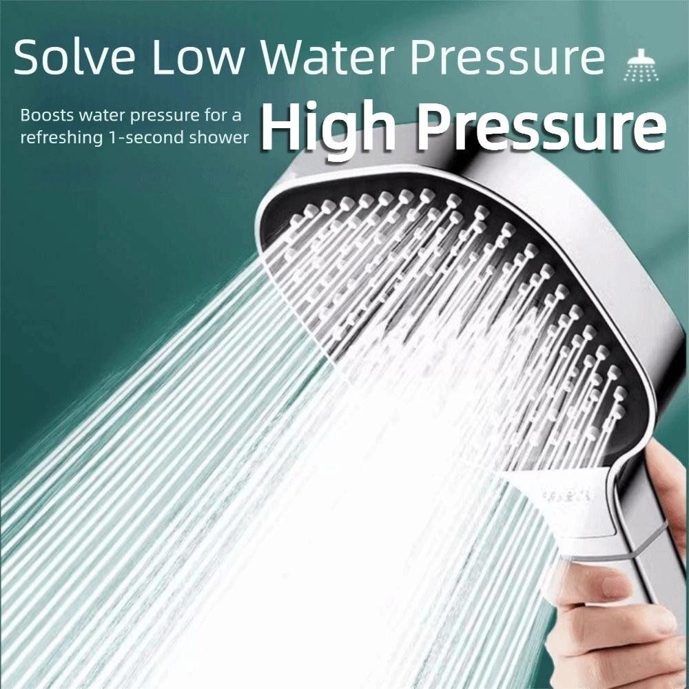 Square Large Panel Shower Head 3 Mode Bathroom Shower Tool Bathroom Shower Head  Replacement Part