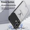 Coque pour iPhone 17 Motif Cerf Texture Tissu PU + PC + TPU Housse de Téléphone